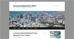 Desktop Screenshot of businessregistrationoffice.com
