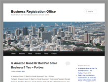 Tablet Screenshot of businessregistrationoffice.com